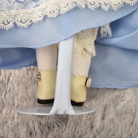 Vintage Bradley Dolls Original Collectible Victorian Birthstone Doll Blue Dress - Picture 7 of 12